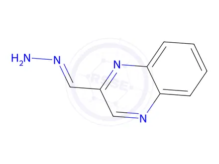 Chemical structure of 2-(Hydrazonomethyl)quinoxaline