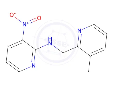 Chemical structure of n-((3-Methylpyridin-2-yl)methyl)-3-nitropyridin-2-amine