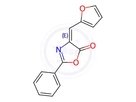 Chemical structure of 4-(Furan-2-ylmethylene)-2-phenyloxazol-5(4H)-one
