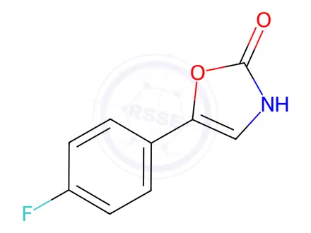 Chemical structure of 4-(4-Fluorophenyl)-4-oxazolin-2-one