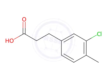 Chemical structure of 3-(3-Chloro-4-methyl-phenyl)-propionic acid