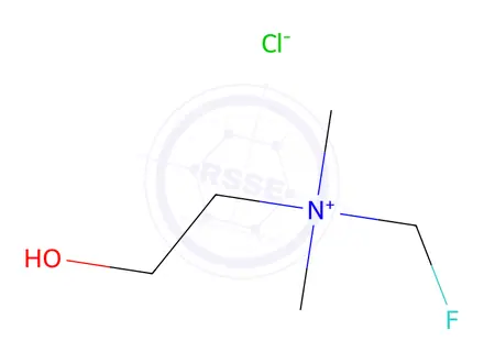 Chemical structure of Fluoromethylcholine Chloride (>90%)
