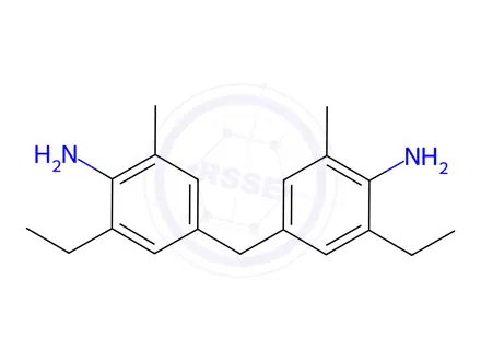 Chemical structure of 4,4'-Methylenebis(2-ethyl-6-methylaniline)
