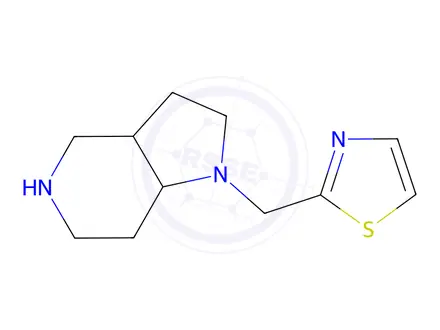 Chemical structure of 2-((Octahydro-1H-pyrrolo[3,2-c]pyridin-1-yl)methyl)thiazole