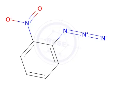 Chemical structure of 2-nitrophenyl azide