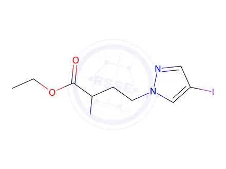 Chemical structure of Ethyl 2-amino-4-(4-iodo-1h-pyrazol-1-yl)butanoate