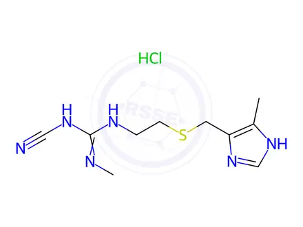 Chemical structure of Cimetidine Hydrochloride