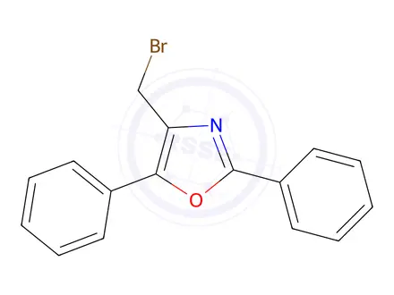 Chemical structure of 4-(Bromomethyl)-2,5-diphenyloxazole