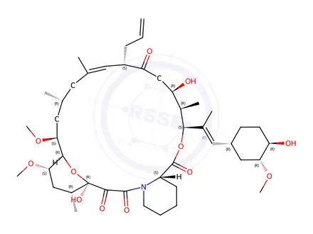 Chemical structure of Tacrolimus impurity 67
