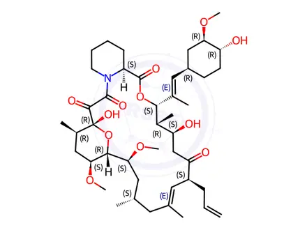 Chemical structure of Tacrolimus EP Impurity D
