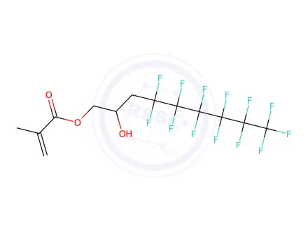 Chemical structure of 4,4,5,5,6,6,7,7,8,8,9,9,9-Tridecafluoro-2-hydroxynonyl methacrylate