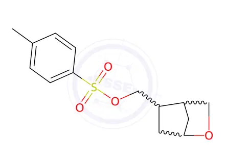 Chemical structure of 2-oxabicyclo[2.2.1]heptan-5-ylmethyl 4-methylbenzenesulfonate