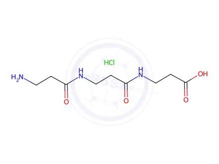 Chemical structure of H-β-Ala-β-Ala-β-Ala-OH