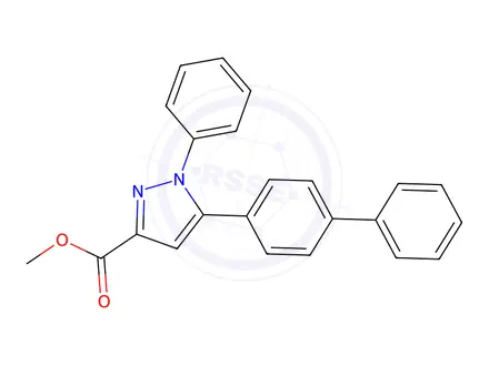 Chemical structure of Methyl 5-{[1,1'-biphenyl]-4-yl}-1-phenyl-1h-pyrazole-3-carboxylate