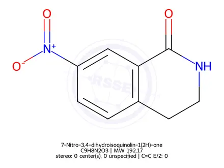 Chemical structure of 7-Nitro-3,4-dihydroisoquinolin-1(2H)-one