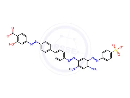 Chemical structure of Direct Brown 1