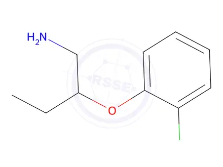 Chemical structure of 1-[(1-aminobutan-2-yl)oxy]-2-chlorobenzene
