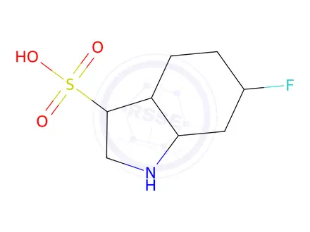 Chemical structure of 6-fluoro-1H-indole-3-sulfonic acid
