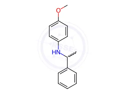 Chemical structure of 4-Methoxy-N-(1-phenylethyl)aniline
