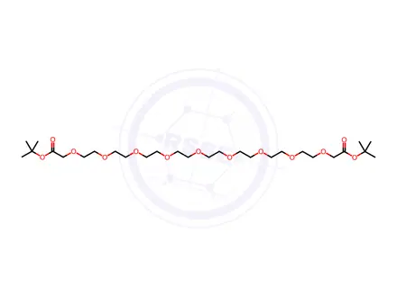 Chemical structure of Boc-PEG8-Boc