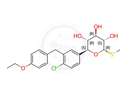 Chemical structure of Sotagliflozin