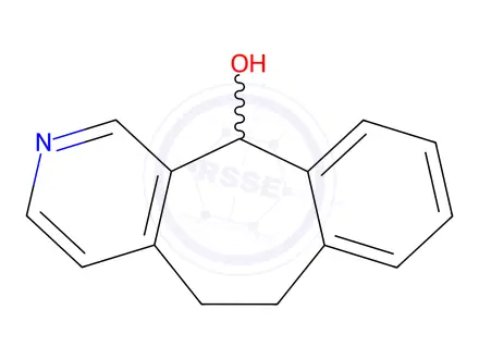 Chemical structure of 6,11-Dihydro-5H-benzo[5,6]cyclohepta[1,2-c]pyridin-11-ol