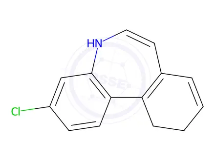Chemical structure of 3-Chloro-5H-dibenzo[b,f]azepine