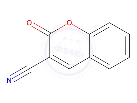 Chemical structure of 3-Cyanocoumarin