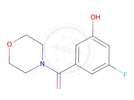 Chemical structure of 3-Fluoro-5-[(morpholin-4-yl)carbonyl]phenol