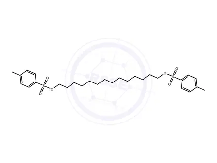Chemical structure of Tetradecane-1,14-diyl bis(4-methylbenzenesulfonate)