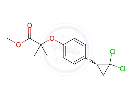 Chemical structure of Ciprofibrate Impurity 4 (Ciprofibrate EP Impurity D)