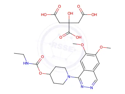 Chemical structure of Carbazeran Citrate