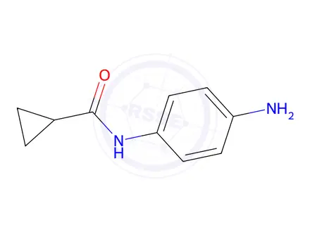 Chemical structure of N-(4-aminophenyl)cyclopropanecarboxamide