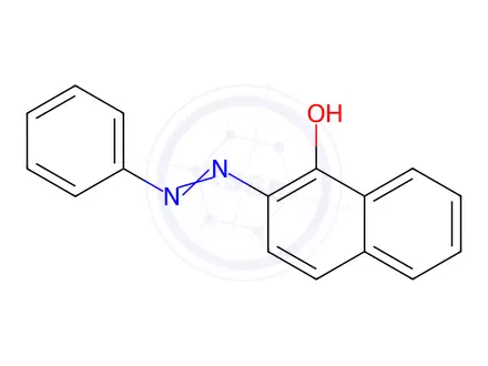 Chemical structure of 2-(Phenylazo)naphthalene-1-ol