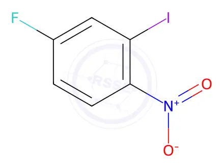 Chemical structure of 4-Fluoro-2-iodo-1-nitrobenzene