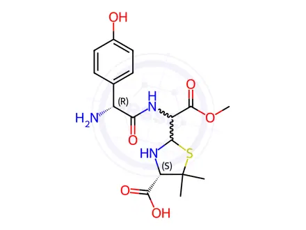 Chemical structure of Amoxicillin Impurity 118