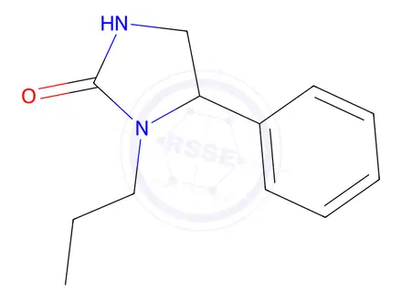 Chemical structure of 5-Phenyl-1-propylimidazolidin-2-one