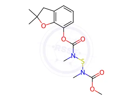 Chemical structure of Furathiocarb Impurity 1