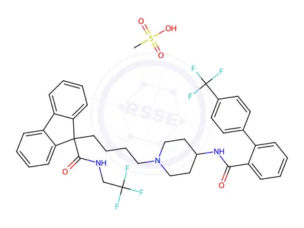 Chemical structure of BMS 201038-04