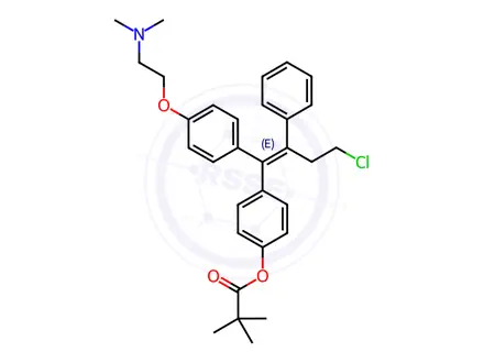 Chemical structure of Toremifene Impurity 39