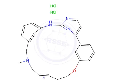 Chemical structure of Zotiraciclib diHCl (TG-02, SB-1317)