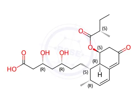 Chemical structure of Pravastatin 6'-Ketone (Na Salt)