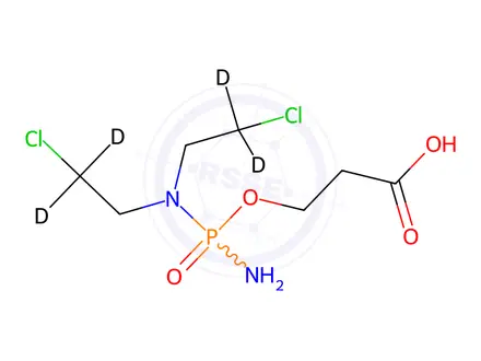Chemical structure of Carboxyphosphamide-d4