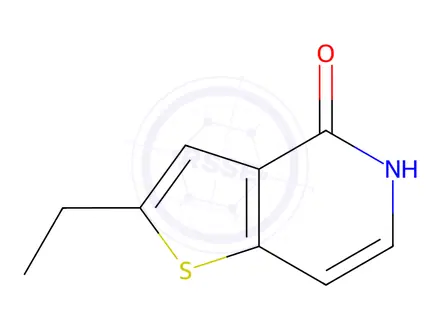 Chemical structure of 2-ethyl-4H,5H-thieno[3,2-c]pyridin-4-one