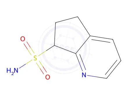 Chemical structure of 6,7-Dihydro-5h-cyclopenta[b]pyridine-7-sulfonamide