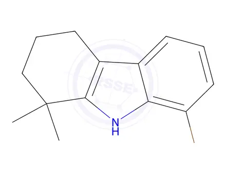 Chemical structure of 8-Bromo-1,1-dimethyl-2,3,4,9-tetrahydro-1h-carbazole