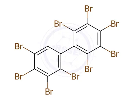 Chemical structure of PBB 206