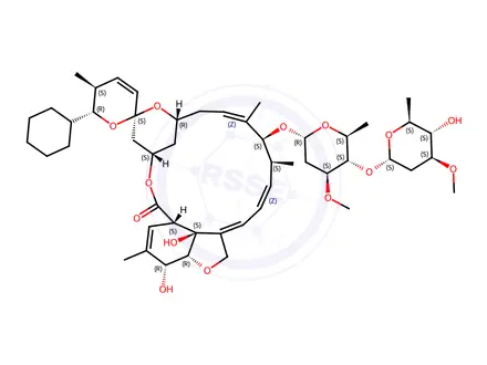 Chemical structure of epi-Doramectin