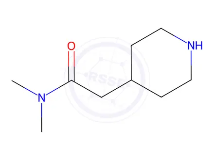 Chemical structure of N,N-Dimethyl-2-piperidin-4-yl-acetamide dihydrochloride