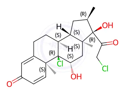 Chemical structure of Mometasone Furoate EP Impurity G